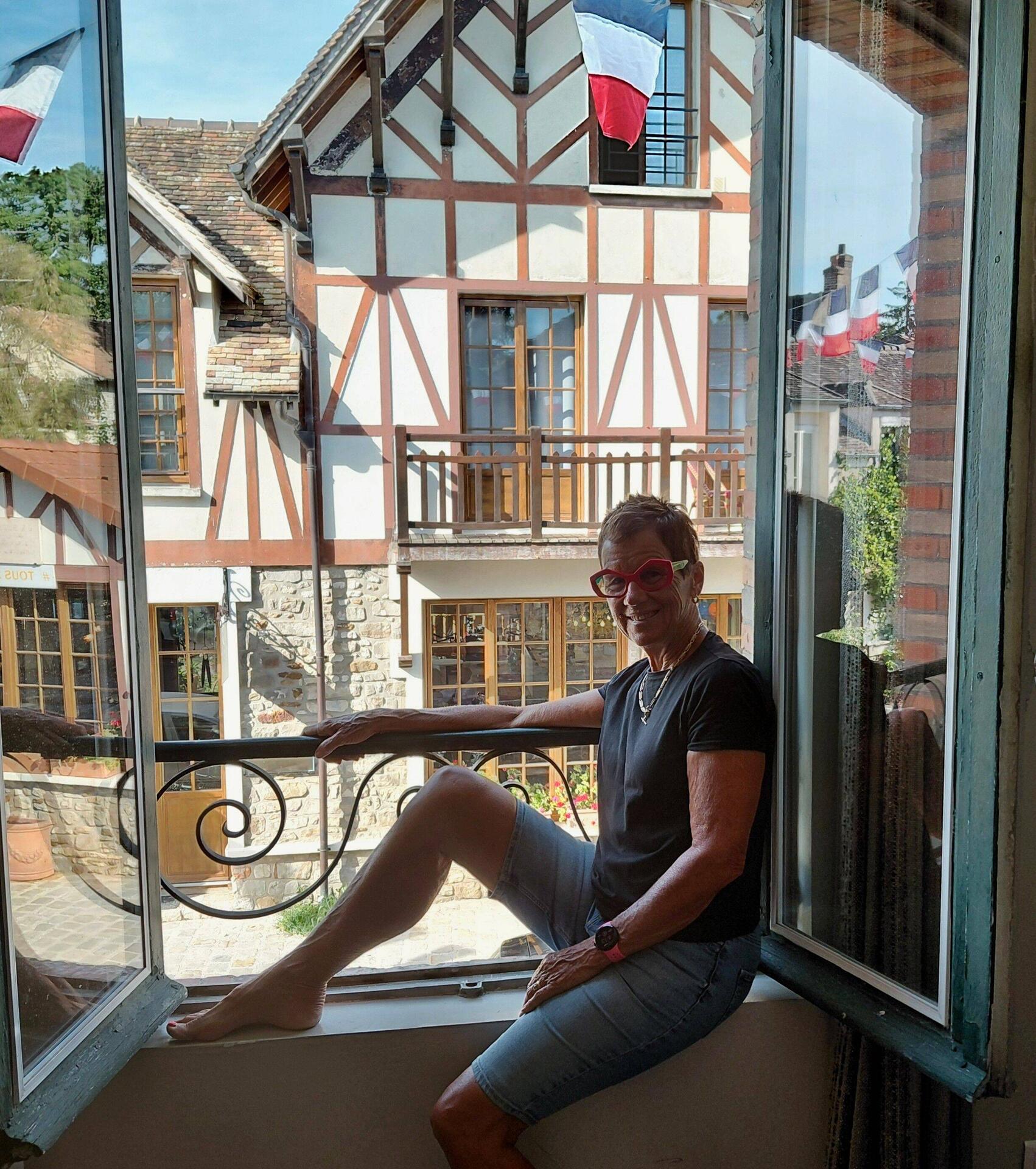 Just people watching and listening from our living room window