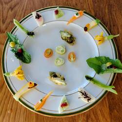 The summer vegetable plate