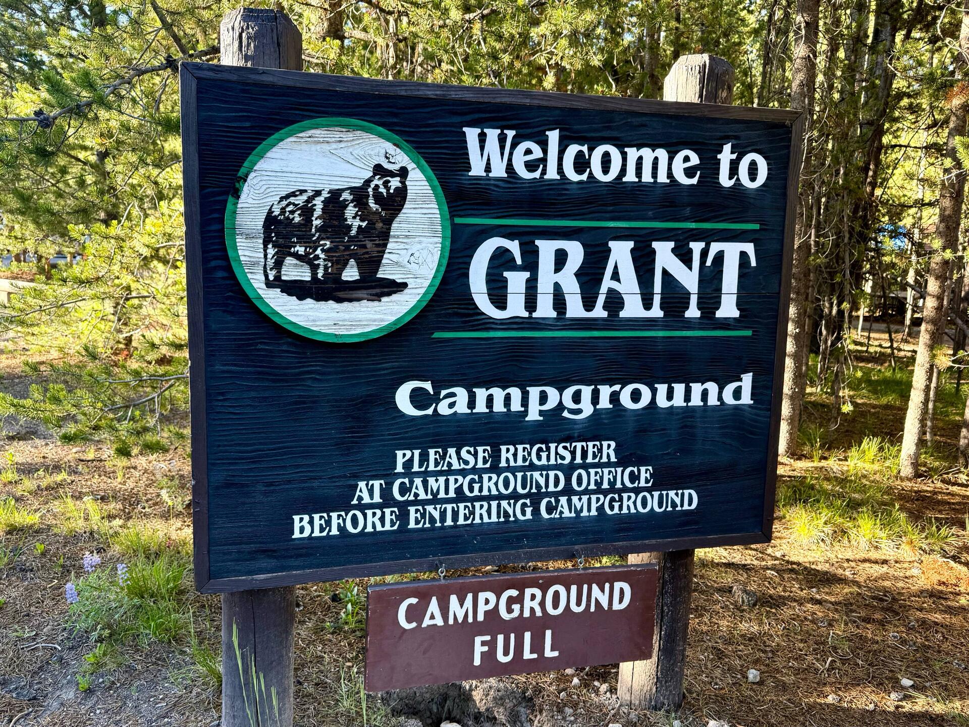 unser Camping für die nächsten 3 Nächte