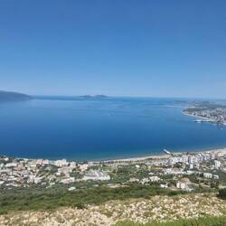 Heute Morgen Blick auf Vlore