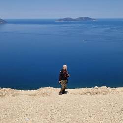 Hoch über dem Meer