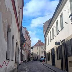 Strasse im ehemaligen jüdischen Viertel von Vilnius.