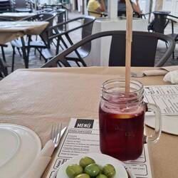 Finally got my tinto de verano!!!!! Cheers to another successful day on the Camino