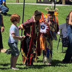 Pinedale Rendezvous Indian dancers