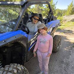 Nana and Emalyn headed to Wolf Lake
