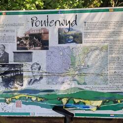 Ponterwyd information board