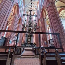 beieindruckende St. Nikolai Kirche in Wismar
