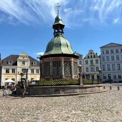 antikes Wasserhaus in Wismar