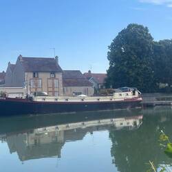 Fun barge of the canal