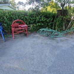 Art around Woodlands campsite - Farming implements