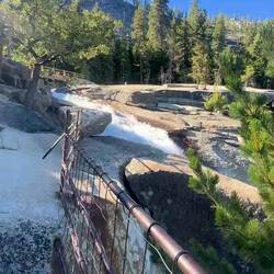 Top of Nevada falls, about 4.7km in