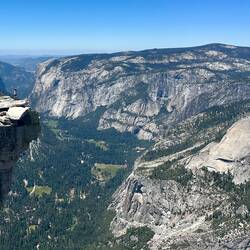 Incredible view from the top of Half Dome