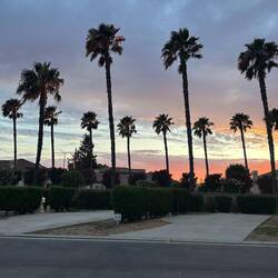 Nice sunset in Chowchilla