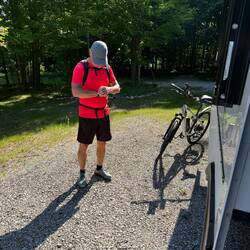 Auf zu einer schönen Radtour entlang des Betsie River Trails