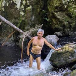 Gestern am Rechenfelsen in der Haslachschlucht bei Kappel (Lenzkirch)