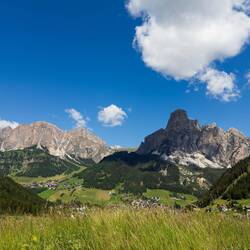 On our way to Colfosco in the central Dolomiti region.