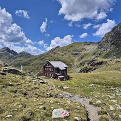 Am Nachmittag kommen wir bei unserer nächsten Hütte an: dem Hugo-Gerbers-Haus