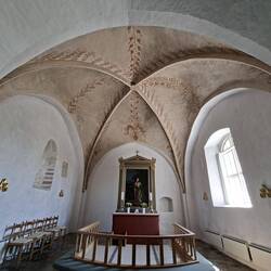 Chorgewölbe mit alter Malerei