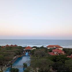 Ausblick von unserem Hotel
