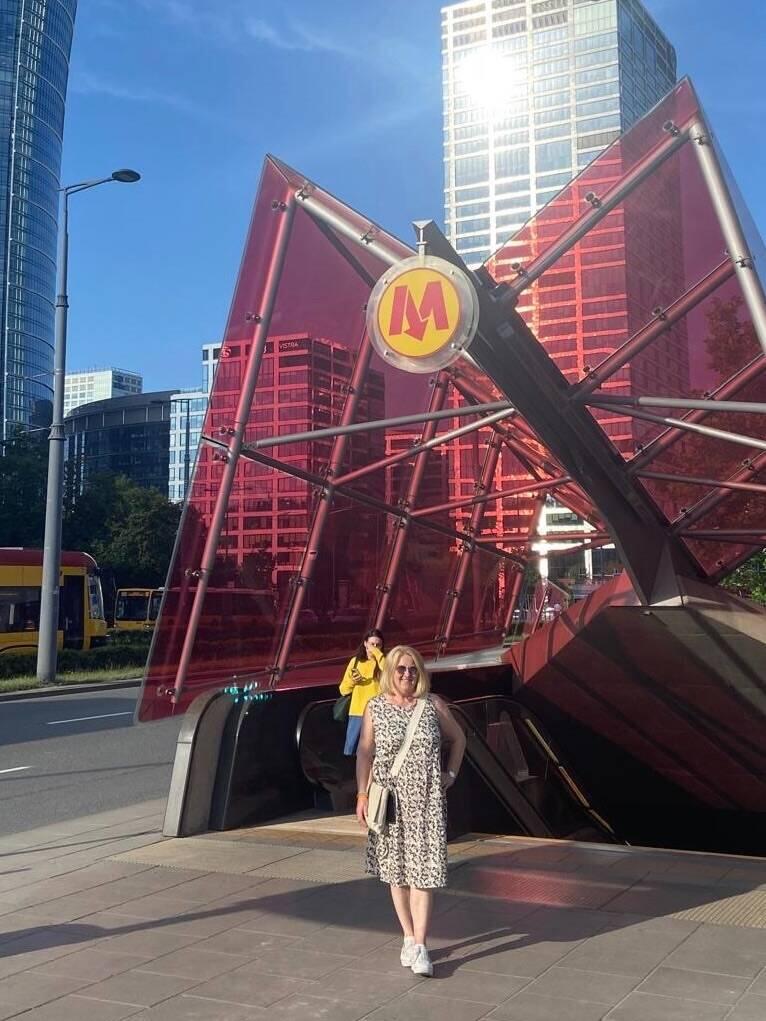 Metroeingang Innenstadt Warschau