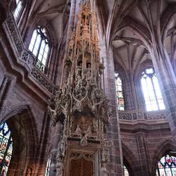 The 1493 tabernacle in Lorenzkirche - almost 19 metres tall