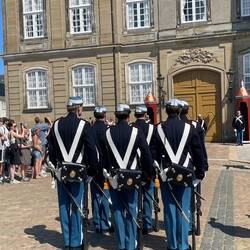 Wache-Wechsel in Amalienborg