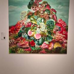 Major prize winning painting. $50,000 prize. It was quite large, very pretty, extremely detailed.