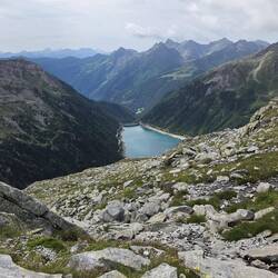 Blick auf den Neveser Stausee