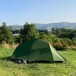 Our camp in Glentress forest