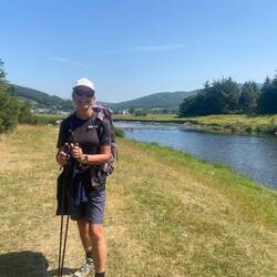 Walking by the river Tweed