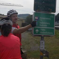 The route we take is signposted