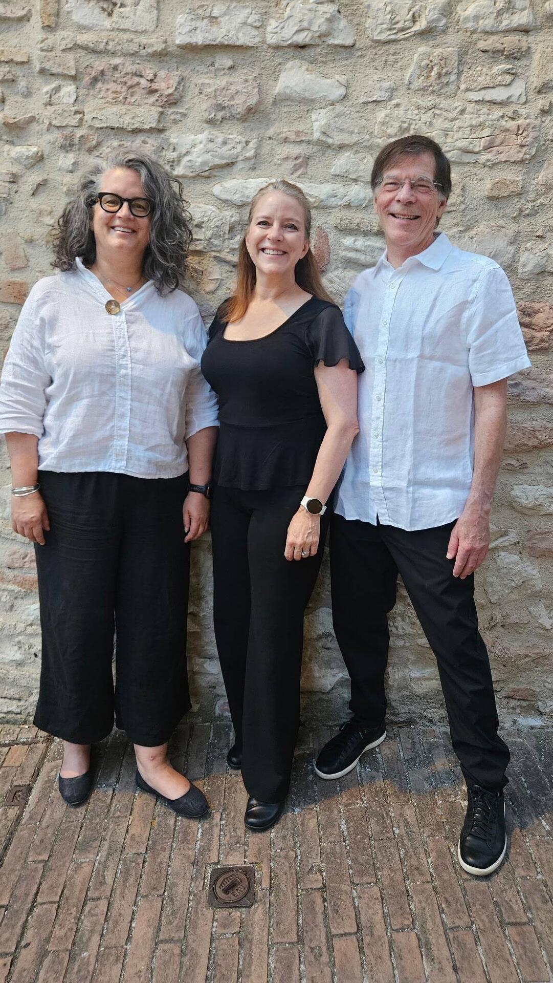 With Anita and Michael, the other two hornists at the festivals. Such lovely humans!