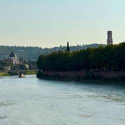 View over the Adige from Ponte di Castelvecchio