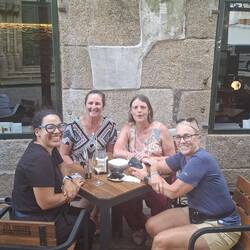 Met some peregrinas for drinks