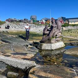 The iconic sculpture that changes with the tide.