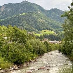 Rio Gardena/Grödner Bach, which flows behind our hotel