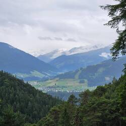 View looking south across Inn valley