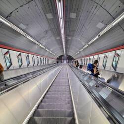 U-Bahn Rolltreppe