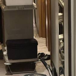 Schuhe aus bei der Zimmerreingung 😁
