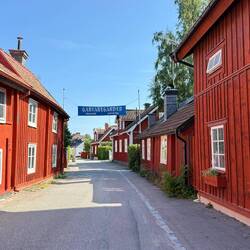 Garvaregården, Museum in der ehemaligen Gerberei, hatte nur bis 1600 Uhr geöffnet😔