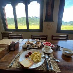 Leckeres Frühstück mit Ausblick 🤗