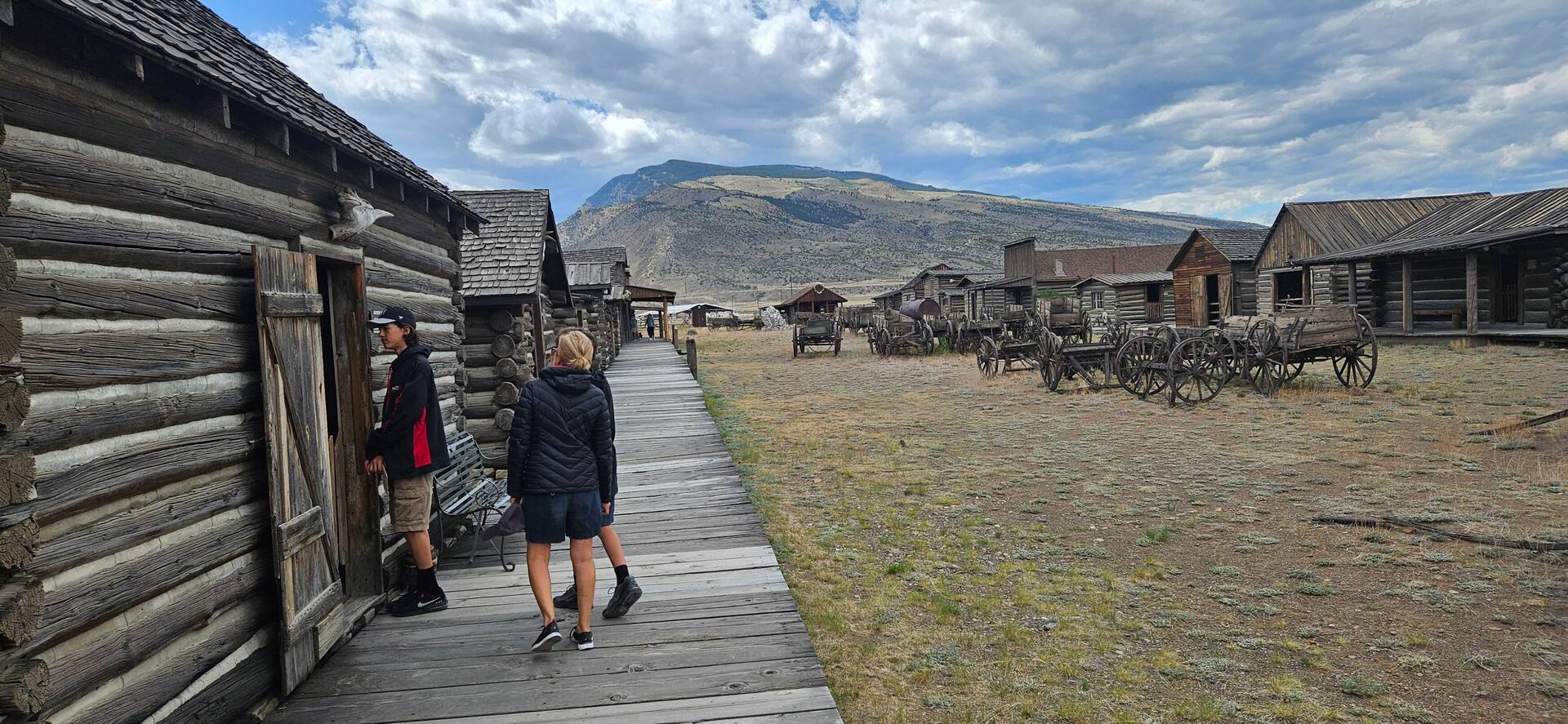 The crew at Old Trail Town