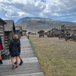 The crew at Old Trail Town