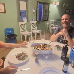 Steak night, cooked 'at home'