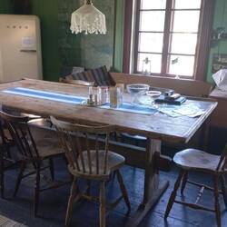 The old farmhouse kitchen