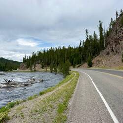 auf dem Weg zum Madison Campground