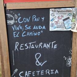With bread and wine, the path is walked