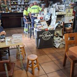 Her cafe/store