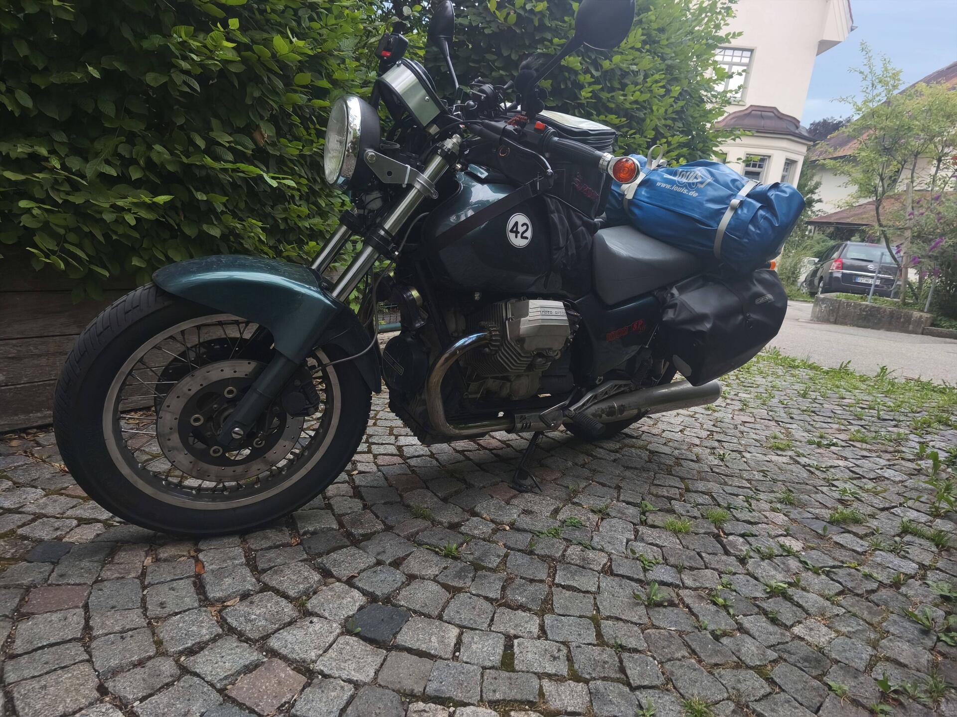Gerade noch trocken in meiner Einfahrt gelandet.