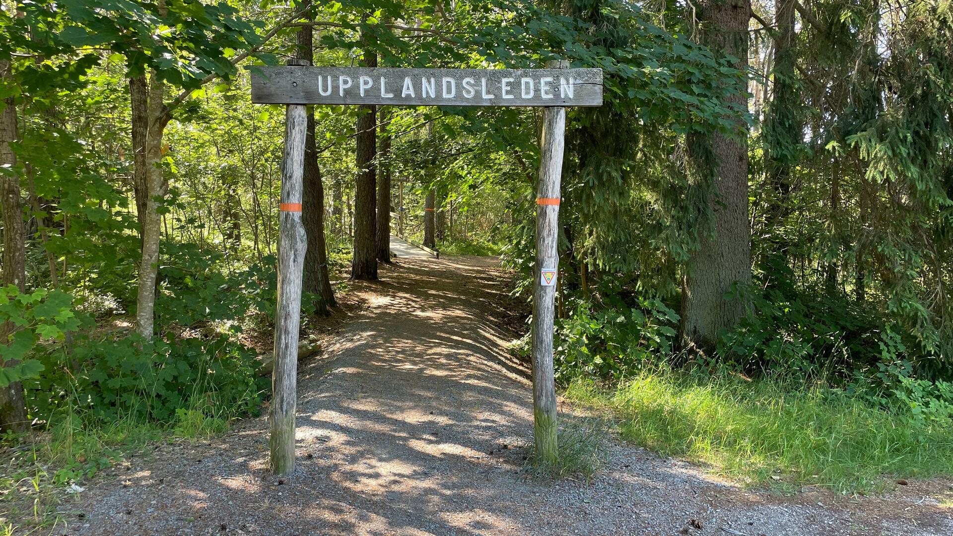 Der 500km lange Upplandsleden beginnt hier. Ich lasse ihn hinter mir